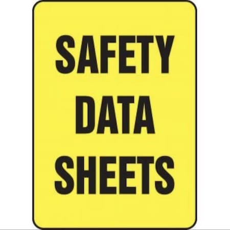 Accuform SAFETY SIGN SAFETY DATA SHEETS 14 in  X MCHM517XT